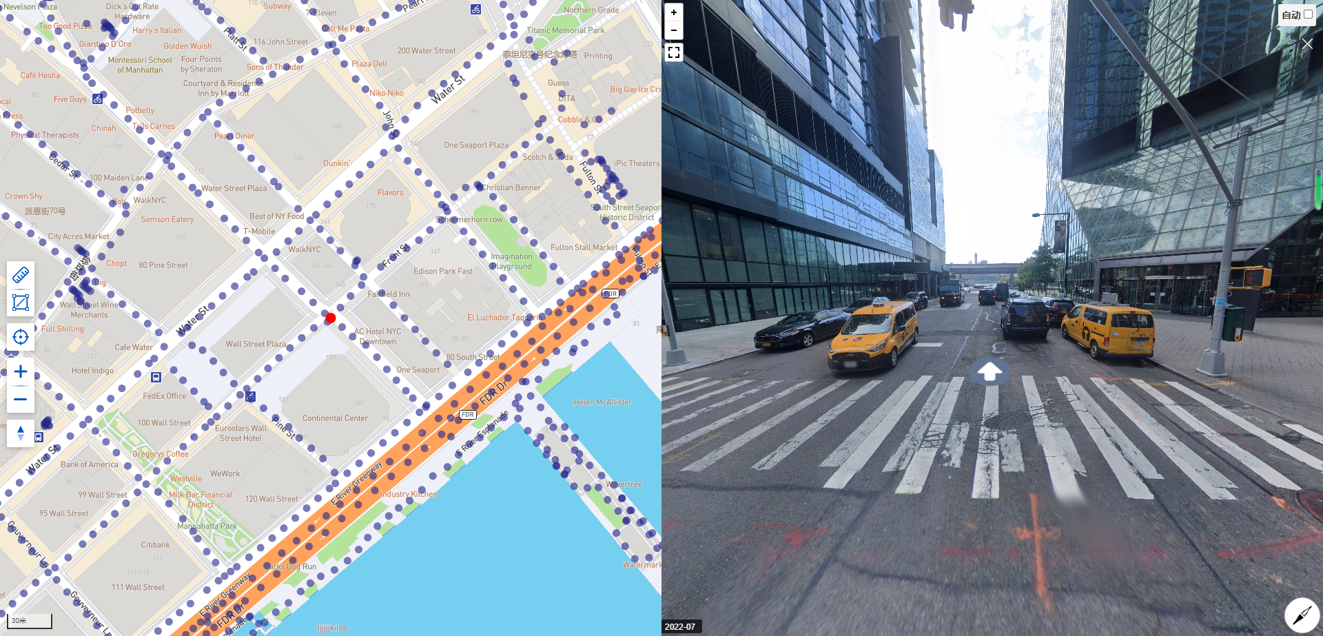 全景与街景数据,支持道路和目标区域 360 度查看