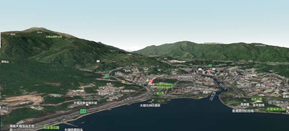 地形数据可视化,展示山脊、河谷和地表起伏